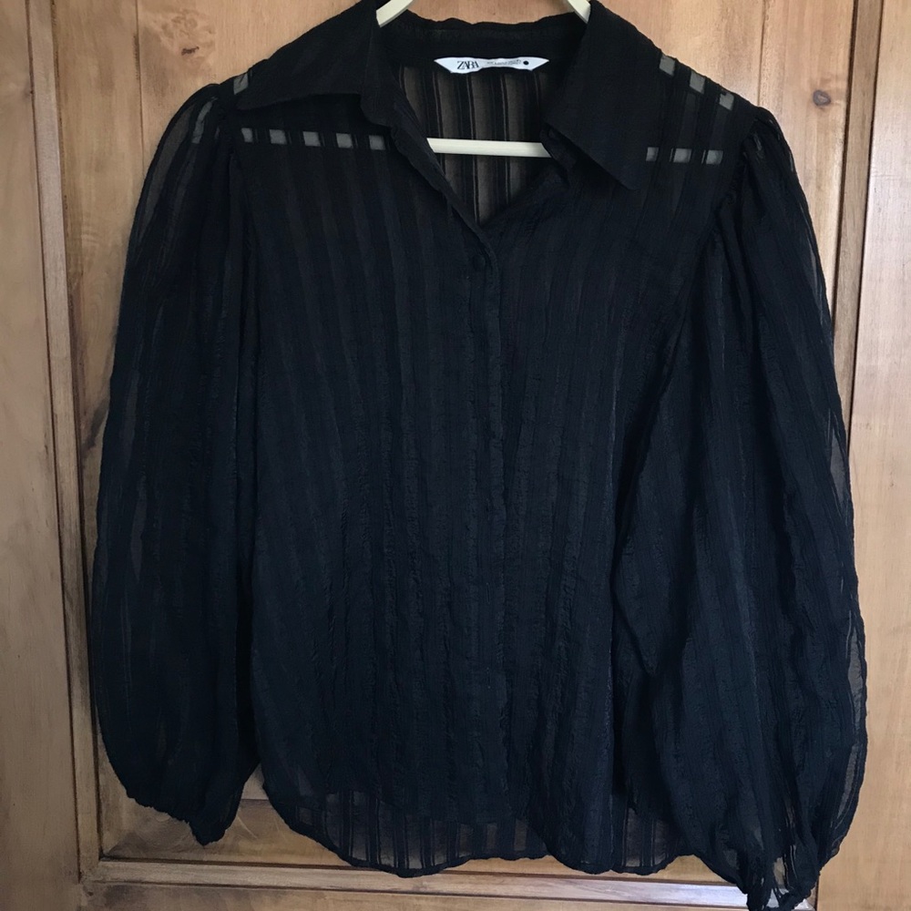 Zara Button Up Blouse